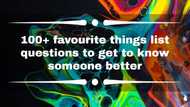 100+ favourite things list questions to get to know someone better