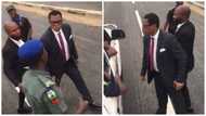 BRT violation: Trending video shows Arise TV journalist Oseni Rufai in face-off with Lagos police officers