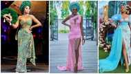 Asoebi styles to rock: Beverly Osu, 6 others steal the show at owambe events in fabulous looks