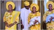 "May the joy be permanent": Hearts gladden as actress Biola Adebayo unveils son’s name after opulent christening