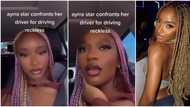 Ayra Starr confronts driver over reckless driving, video trends, netizens react: "No injure our sabi girl"