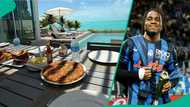Ademola Lookman vacations at luxurious British Island after touring Nigeria