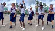 "What's going on here?" Black man drags his oyinbo lover to the streets to dance, cute video goes viral