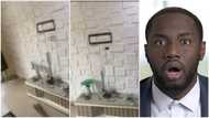 How did they do it? Massive reactions as guests disappear with TV from shortlet apartment, video goes viral