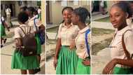 "They are still children": 3 secondary school girls with impressive beauty go viral, video emerges