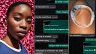 "I am done with love": Nigerian lady cries out as online lover visits her for the first time, chats surface