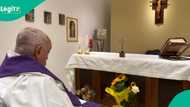 First photo of Pope Francis since hospitalisation emerges showing him concelebrating mass