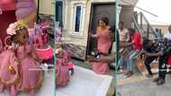 "It took the whole crew to cheer her up": Drama as little girl refuses to smile during photo shoot