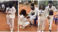 "Gen Z marriage": Nigerian couple wears matching joggers for their traditional wedding, video goes viral