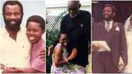 Pictures of Nigerian governor as a youth emerge as he celebrates 40th wedding anniversary with wife