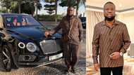 Hushpuppi celebrates Valentine's Day with new Bentley worth over N70m