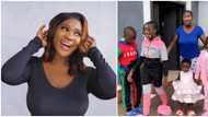 Come and take them if you need extra: Mercy Johnson hilariously 'trolls' her kids in Children's Day post