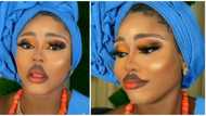 The makeup was free for sure: Nigerians react to video of lady flaunting her birthday look