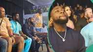 "Pastor sef lose focus": Moment Davido, Isreal, others were spotted at Harvesters church service