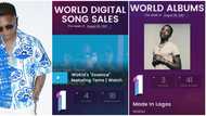 Wizkid excited as he bags 3 number one spots on Billboard chart in a week, fans celebrate with Essence crooner