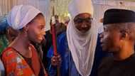 Hoton diyar Sarki Sanusi tana 'hannu' da Osinbajo ya janyo muhawara mai zafi