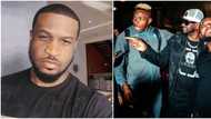 "Na that guy talk say na Manchester u dey go": Peter Okoye shares funny moment with footballer Victor Osimhen