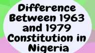 Difference between the Constitution in 1963 and 1979 in Nigeria