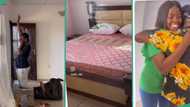 Nigerian lady emotional as she surprises her parents with new house, video generates buzz