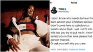 “I’m not your Christian saviour”: Singer Tems warns fans as she goes on lengthy social media rant, causes buzz