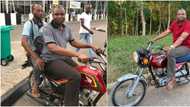 Highly respected police officer Abba Kyari rides Okada on street without security, photos cause stir