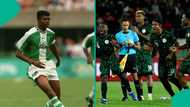 Kanu 'Papilo' Nwankwo celebrates Super Eagles after AFCON 2025 bronze victory over Egypt, video
