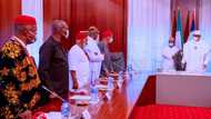 Nnamdi Kanu: Buhari says he'll consider request for IPOB leader's release