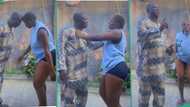 "She is daddy's girl": Pretty lady in tight shorts dances with her jovial father, video goes viral