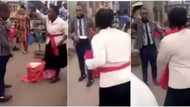 Male and female preachers fight over preaching spot in Ikeja area of Lagos, video goes viral