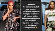 Don't try it if you don't have money: Reactions as Cindy Okafor tells men no woman is out of their league