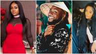 Davido's Chioma trends on Twitter as new photos of singer kissing alleged girlfriend Mya Yafai surfaces