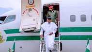 Jirgin Shugaban kasa Buhari ya sauka a Katsina, zai shafe kwanaki 4 a gida (Hotuna)