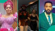 Peggy Ovire: Nigerians dig up identity of lady spotted with Frederick Leonard amid marital crisis