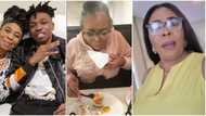 "Never again": Funny moment Mayorkun's mum, Toyin Adewale, tried Sushi for the first time trends