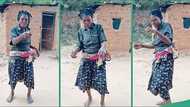 "She was hot since childhood": Elderly woman stands in front of mud house to dance with energy