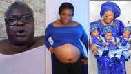 "6 failed IVFs in UK, but I tried once in Nigeria and got triplets": 54-year-old woman gives birth to 3 kids