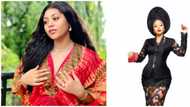Regina Daniels dazzles in black as she shares new photos to celebrate new month of June