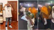 Cute moment man proposed to his bae in presence of Davido at nightclub goes viral, the singer clapped