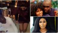 Just have money: Nigerians react as Rita Dominic and her man turn up to celebrate Mo Abudu at 57