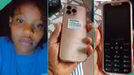 Lady appreciates her father, flaunts gift from him after asking him to buy her iPhone