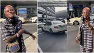 “Car wey you cover with tampolin”: Portable drags Nigerians who flaunt Benz after seeing it as taxi in Germany