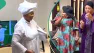 "Mama no sabi vex": Chinyere Wilfred dances with Regina after ordering her to leave movie set