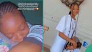 Nigerian lady weeps bitterly over her size, laments being too slim, her video goes viral