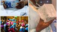 Woman seen hawking new naira notes at parties, charge N200 for N1,000, as banks run out of supply