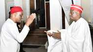 Labari Cikin Hotuna: Sanata Kwankwaso ya kai ziyara Patakwal, ya sa Labule da gwamna Wike