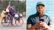 "This is awesome": Video of a man carrying 9 children on one bicycle goes viral, causes huge stir