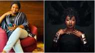 "Serving us hot": Lateef Adedimeji's wife Mo Bimpe stuns in all-black ensemble ahead of birthday