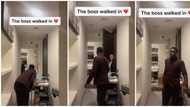Man resigns from job after female Oyinbo boss walked in on him recording a TikTok video at work, causes stir