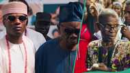 Drama as man claims to be 'real' father of Wizkid in Benin, fans spot resemblance: "God abeg oo"