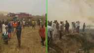 Tears as military plane fatally crashes at Abuja airport, many souls lost